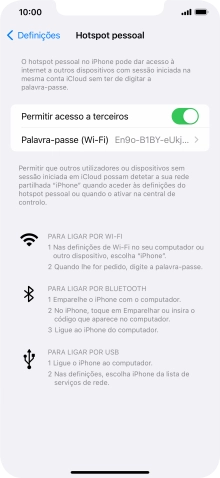 Para voltar ao ecrã inicial, deslize o dedo de baixo para cima a partir da base do ecrã.