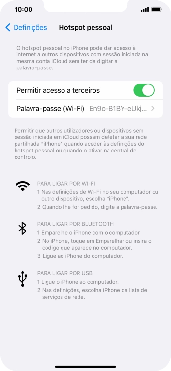 Para voltar ao ecrã inicial, deslize o dedo de baixo para cima a partir da base do ecrã.