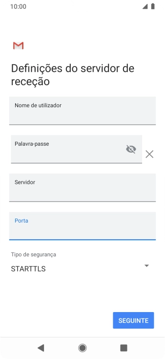 Prima a lista suspensa junto a 