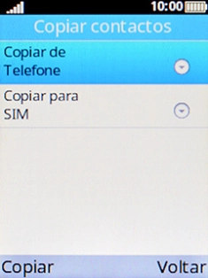 Escolha Copiar para.