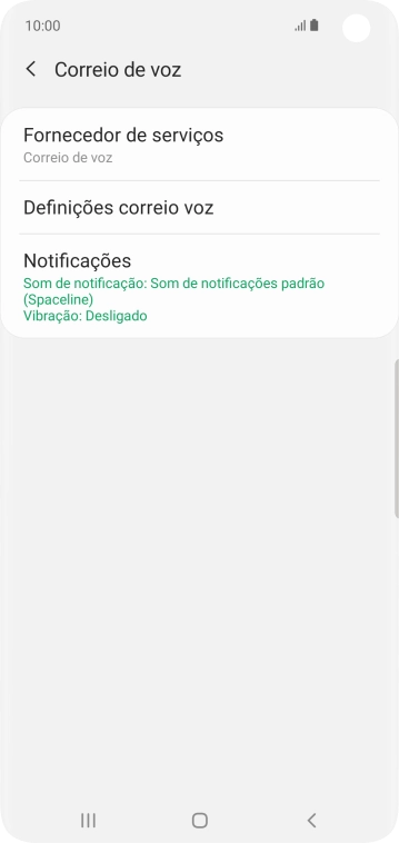 Prima Definições correio voz.
