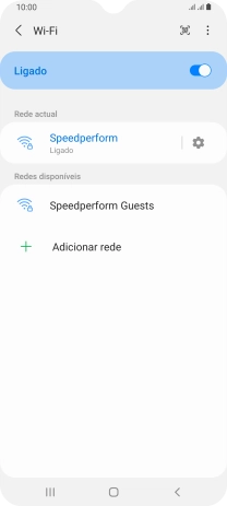 Prima a tecla de início para terminar e voltar ao ecrã inicial.