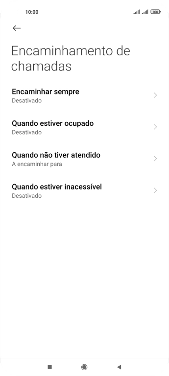 Prima a tecla de início para terminar e voltar ao ecrã inicial.