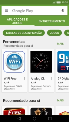 Prima a caixa de pesquisa.