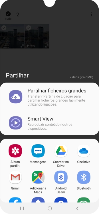 Prima Guardar no Drive.
