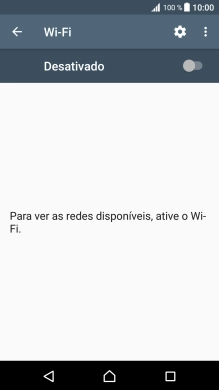 Prima o indicador para ativar a função.