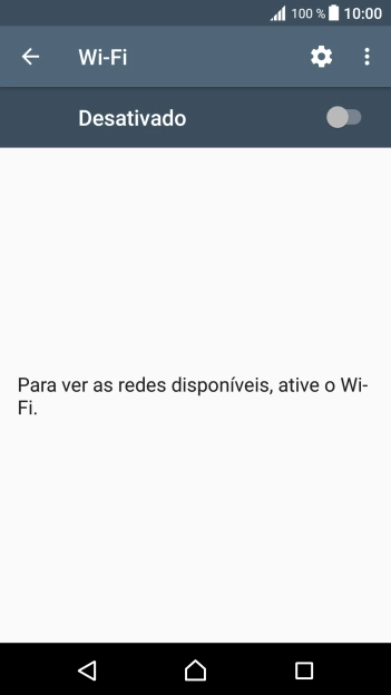 Prima o indicador para ativar a função.