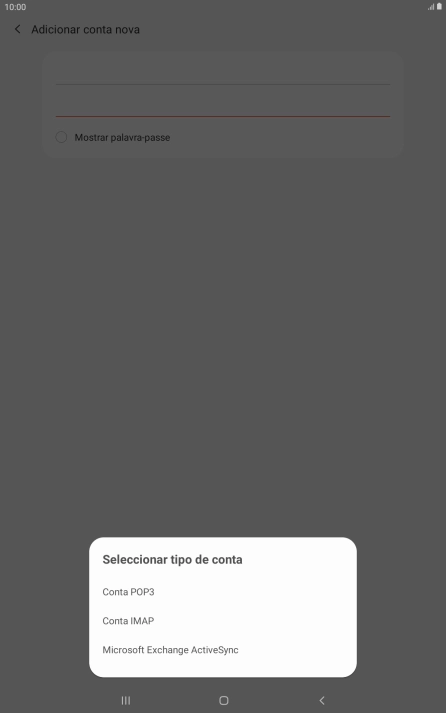 Prima Conta IMAP.