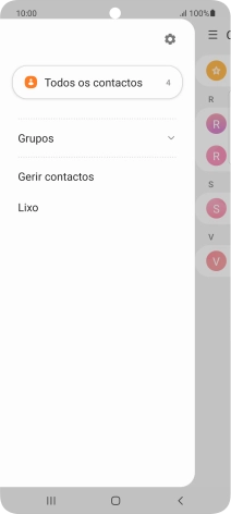 Prima Gerir contactos.