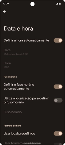 Para voltar ao ecrã inicial, deslize o dedo de baixo para cima a partir da base do ecrã.
