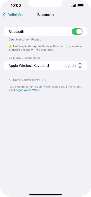 Para voltar ao ecrã inicial, deslize o dedo de baixo para cima a partir da base do ecrã.