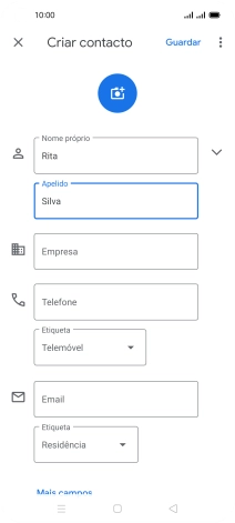 Prima Telefone e introduza o número de telefone pretendido.