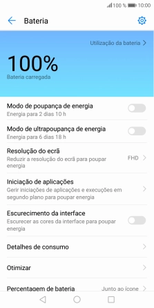 Prima o indicador junto à definição pretendida para ativar a função.