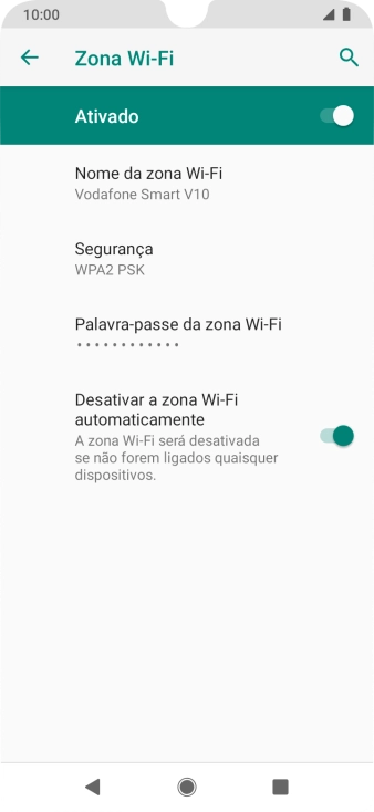Prima a tecla de início para terminar e voltar ao ecrã inicial.