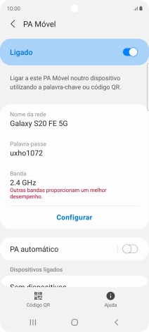 Prima a tecla de início para terminar e voltar ao ecrã inicial.