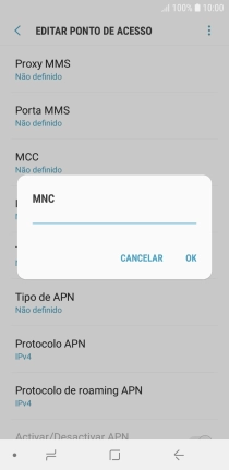 Introduza 01 e prima OK.