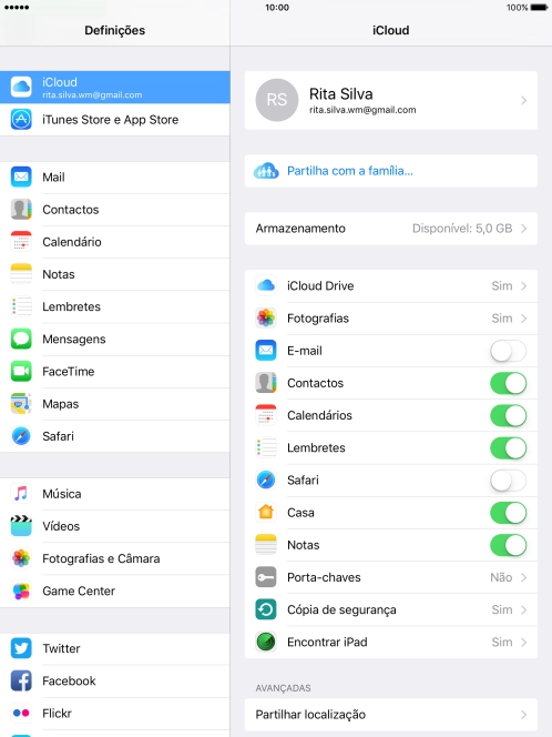 Prima iCloud Drive.