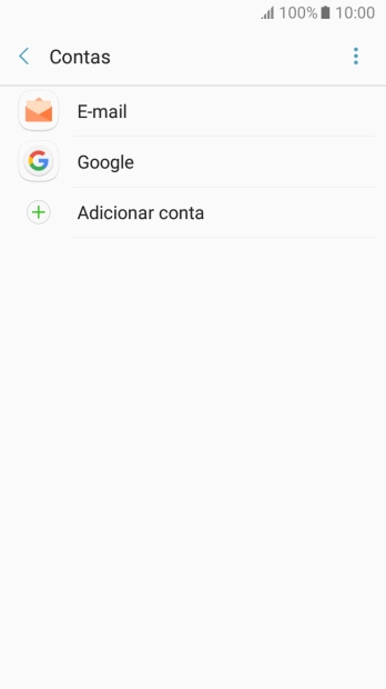 Prima o ícone de menu.