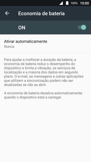 Prima a tecla de início para terminar e voltar ao ecrã inicial.