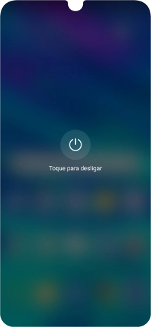 Prima Toque para desligar.