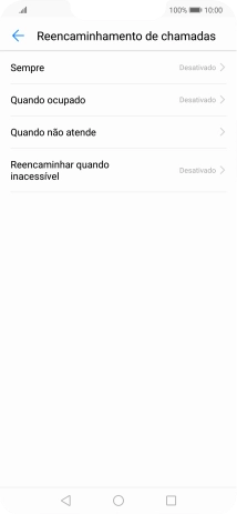 Prima a tecla de início para terminar e voltar ao ecrã inicial.