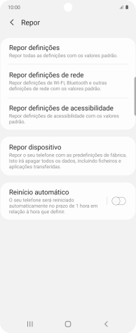 Prima Repor dispositivo.