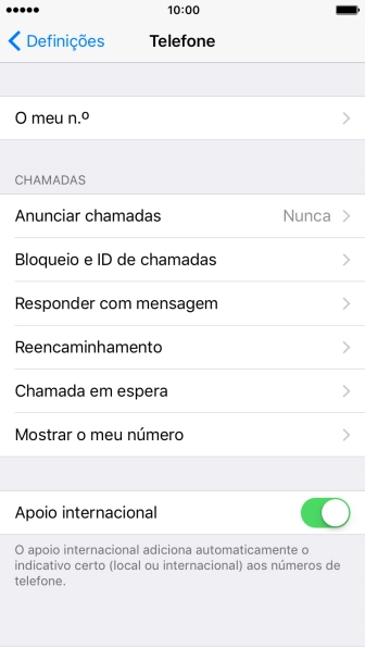 Prima Chamada em espera.