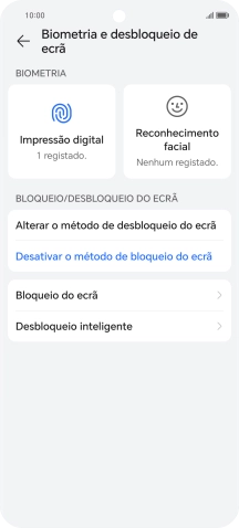 Prima Desativar o método de bloqueio do ecrã e introduza o código adicional de bloqueio do telefone que criou anteriormente.