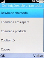 Escolha Chamada en espera.