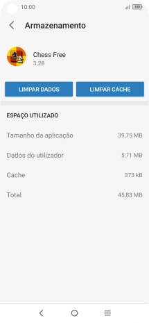 Prima LIMPAR CACHE.