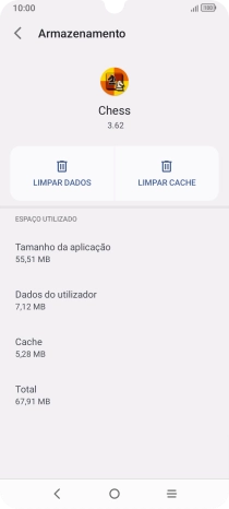 Prima LIMPAR CACHE.