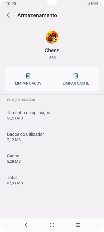 Prima LIMPAR CACHE.