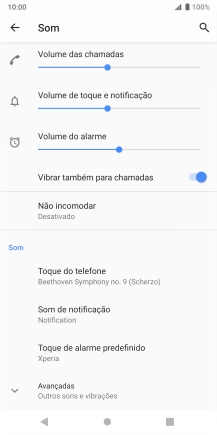 Prima a tecla de início para terminar e voltar ao ecrã inicial.