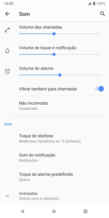 Prima a tecla de início para terminar e voltar ao ecrã inicial.