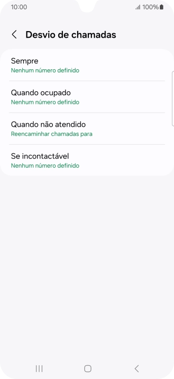 Prima a tecla de início para terminar e voltar ao ecrã inicial.
