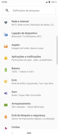 Prima Ligação de dispositivo.