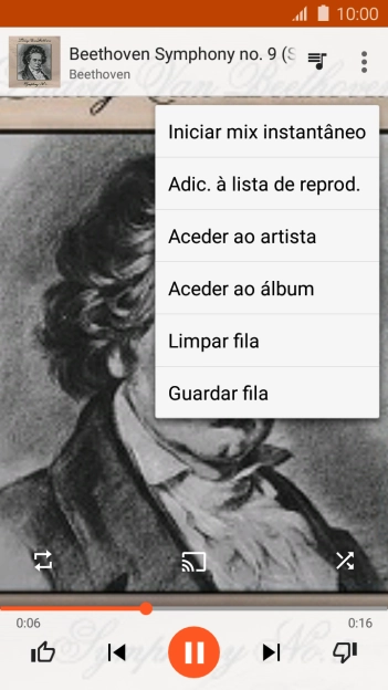 Prima Adic. à lista de reprod..