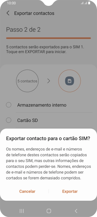 Prima Exportar.