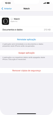 Para voltar ao ecrã inicial, deslize o dedo de baixo para cima a partir da base do ecrã.