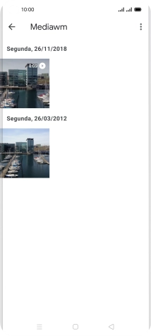 Prima durante um momento uma imagem ou um clipe de vídeo.