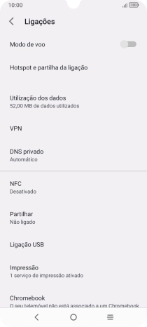 Prima Hotspot e partilha da ligação.