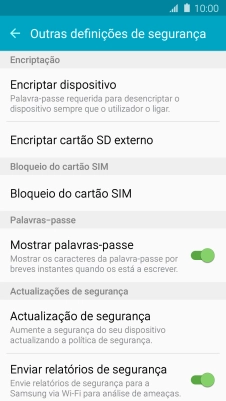 Prima Bloqueio do cartão SIM.