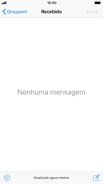 Prima o ícone de novo e-mail.