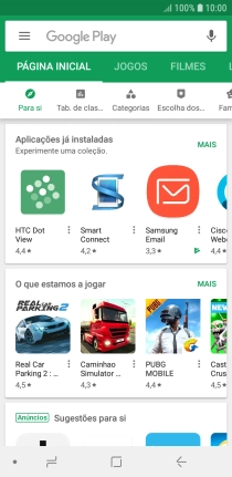 Prima a caixa de pesquisa.