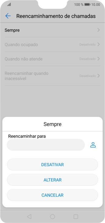 Prima DESATIVAR.