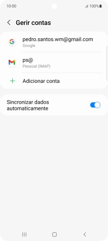 Prima a tecla de início para terminar e voltar ao ecrã inicial.