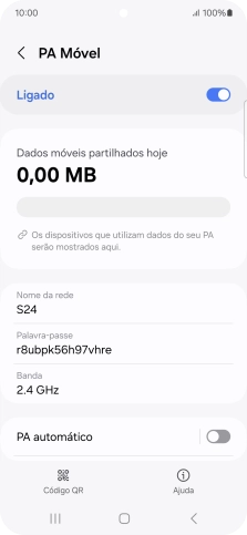 Prima a tecla de início para terminar e voltar ao ecrã inicial.