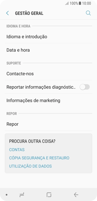 Prima Data e hora.