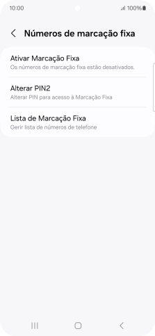 Prima Ativar Marcação Fixa.