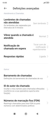 Prima ID do autor da chamada.